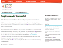 Tablet Screenshot of marriagecounsellingmumbai.com